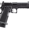 Alpha Foxtrot AF1911 Romulus Full Size 9mm 5" Ported Barrel, Optic Ready/Serrated Slide, Black DLC SS Frame w/Beavertail & Picatinny Rail, 20 Rd
