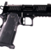 Alpha Foxtrot Romulus 1911 9mm 20rd, 4.25" Black Threaded Compensated Barrel, Optic Ready-Serrated, Polished DLC, Beaver, Pic Rail, RMSc Grip