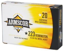 Armscor 223 Remington 55gr Full Metal Jacket 20rd Box
