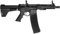 ATI Alpha Maxx AR15 Pistol 5.56 NATO 7.50" Barrel, M-LOK Handguard, Black Blade, A2 Grip, 60 Rd Mag