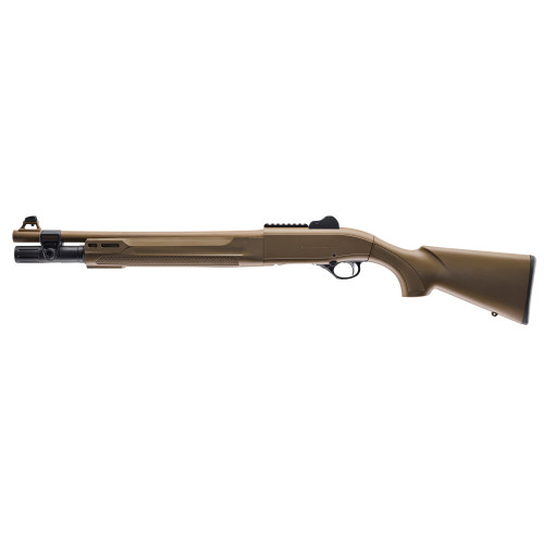Beretta 1301 Tactical Mod 2 12 Ga, 3" Cham, 18.5" Barrel, Flat Dark Earth, M-Lok Forend, Improved Cylinder, Ghost Ring Sight, 7rd Beretta 1301 Tactical Mod 2 12 Ga, 3" Cham, 18.5" Barrel, Flat Dark Earth, M-Lok Forend, Improved Cylinder, Ghost Ring Sight, 7rd