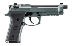 Beretta M9A4 Overlanding, Full Size, 9mm, 5.1" Threaded Barrel, Cerakote Finish, Lunar, Tritium Night Sights, 18rd, 2 mags, Includes Flashlight, Compass, and a 10mm Socket