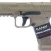 Canik Mete MC9LS CA Compliant 9mm 10rd, 3.63" Black Steel Barrel, Desert Cerakote Steel Serrated Slide, Flat Dark Earth Polymer Frame