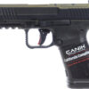 Canik Mete MC9LS CA Compliant 9mm, 3.6" Barrel, Black Serrated, Picatinny Rail, Backstrap Grip, 10rd