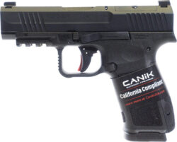 Canik Mete MC9LS CA Compliant 9mm, 3.6" Barrel, Black Serrated, Picatinny Rail, Backstrap Grip, 10rd