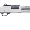 Citadel Mariner 20 Ga 3" 4rd,18.50" Nickel Finished Heat Shield Barrel, Nickel Finished Aluminum Receiver Picatinny Rail, Black Fixed Synthetic Stock