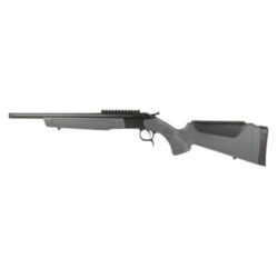 CVA Scout 300 Blackout, 16.5" Blued Threaded Barrel, Blued Receiver Picatinny Rail, Adj Comb & LOP Black/Gray Synthetic Stock, 1rd