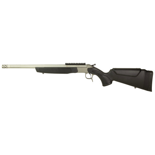 CVA Scout, Take-Down 360 Buckhammer, 20" Threaded Barrel, Stainless Steel Finish, Synthetic Stock, Black, Ambidextrous, Scope Rail, Muzzle Brake, 1 Round CVA Scout, Take-Down 360 Buckhammer, 20" Threaded Barrel, Stainless Steel Finish, Synthetic Stock, Black, Ambidextrous, Scope Rail, Muzzle Brake, 1 Round