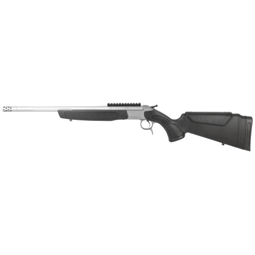 CVA Scout, Take-Down, Single Shot , 350 Legend, 20" Threaded Barrel, Stainless Steel Finish, Synthetic Stock, Black, Ambidextrous, Scope Rail, Muzzle Brake, 1 Round CVA Scout, Take-Down, Single Shot , 350 Legend, 20" Threaded Barrel, Stainless Steel Finish, Synthetic Stock, Black, Ambidextrous, Scope Rail, Muzzle Brake, 1 Round