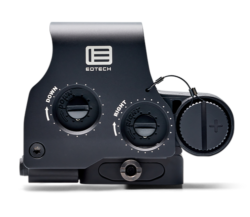 EOTech EXPS2-2, QD Lever, Side Buttons, 65MOA Ring And 2 Dots, CR123 Batteries