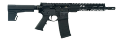 Faxon Firearms Sport 300 Blackout 30rd, 10.5" Threaded Barrel, Picatinny, M-Lok Handguard, Black KAK Shockwave Brace, A2 Style