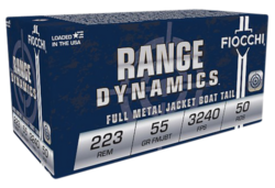 Fiocchi 223 Rem. 55gr FMJBT Shooting Dynamics 50rd Box