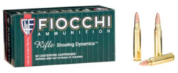 Fiocchi Shooting Dynamics .223 Rem 62gr, FMJ, Boat-tail, 50rd Box