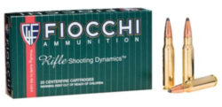 Fiocchi Shooting Dynamics .308 Winchester 165gr, Boattail Soft Point 20rd Box