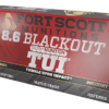 Fort Scott Munitions 8.6 Blackout, 285gr, Solid Copper Spun, 20rd Box