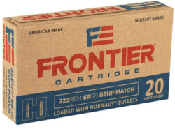 Frontier .223 Remington, 68gr, Boattail Hollow Point, 20rd/box