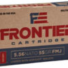 Frontier Military Grade 5.56x45mm NATO 68gr Hollow Point Boat Tail Match 20 Per Box