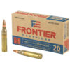 Frontier Military Grade 5.56x45mm NATO 75gr Hollow Point Boat Tail Match 20 Per Box