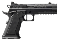 Fusion XP Comp, Aluminum Frame , Full Size, 9mm, 4.6" Barrel with Integrated Compensator, Tenifer Finish, Black, Grip & Thumb Safety, Fiber Optic Front Sights, Optic Ready,...