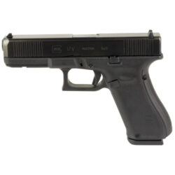 Glock 17 V (2025 Model) 9mm 4.49" Black GMB Barrel, Black Steel Serrated Slide, Black Polymer Frame w/Accessory Rail, Ambidextrous 17 Rd