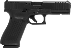GLOCK 21V, V Series M.O.S. Full Size, 45ACP, 4.61" Barrel, nDLC Finish, Black, Fixed Sights, Optics Ready, 13rd, 3 mags
