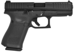 GLOCK 44V, V Series, Compact, 22 LR, 4.02" Barrel, Matte Finish, Black, No Finger Grooves, Adjustable Sights, 10rd, 2 mags