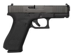 GLOCK 45V 9mm, 4" Marksman Barrel, nDLC Black, No Grooves, Front Serrations, Ambi Slide Stop, Flared Well, 3x10rd Mags