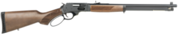 Henry H09 Provider 360 Buckhammer, 20" Barrel, Blued, American Walnut, Checkered, Adj Semi-Buckhorn Rear, Diamond Insert, Brass Bead Front, 6rd