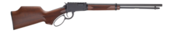 Henry H1 Bandit 22 LR, 18.5" Threaded Barrel, Blued, American Walnut Monte Carlo Stock, Integrated Picatinny Rail, 15rd