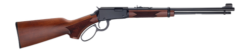 Henry H1 Western Frontier 22 WMR, 18.5" Barrel,rd Blued, Straight Grip American Walnut Stock, Adjustable Semi-Buckhorn Rear Sight, Hooded Blade Front Sight, 12rd