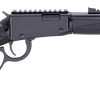 Henry H1 X Model 22 WMR, 1.65" Threaded Barrel, 1/2X28 Thread Pitch,rd Blued, Synthetic Stock, Black, Grip, Adjustable Fiber Optic Rear Sight, Fiber Optic Front Sight, 10rd