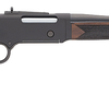 Henry Long Ranger Big Woods Carbine 308 Win, 18.5" Barrel, Black Receiver, Orange Fiber Optic Front, Skinner Rear Peep, Walnut Stock, 4rd