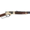Henry Side Gate Lever Action, .410 Ga, 2.5" Chamber, 20" Barrle, Brass Receiver, Walnut Stock, 5Rd, Fully Adjustable Semi-Buckhorn Sights