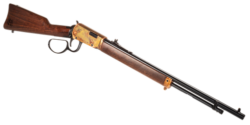 Heritage Settler 22 LR, 20" Barrel, Color Case Hardened, Buckhorn, Light Stained Furniture, 15rd