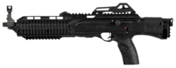 Hi-Point 1095P 9mm,13.25" Black Threaded Barrel, Black, Picatinny Rail, No Brace, Rear Rail, 10rd