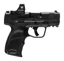 HK CC9 Optic Package 9mm 3.32" Barrel, DLC Black Finish, Vortex Defender CCW Red Dot Sight, 2 x10rd Mags