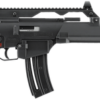 HK G36 22 LR 10rd,18.13" Black Barrel Flash Suppressor, Black Receiver Picatinny Rail, Black Folding Synthetic Stock, Black Polymer Grip