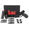 HK VP9A1 X Crossover, Compact, 9mm, 4.09" Hammer Forged Barrel, Black, Interchangeable Backstraps and Side Panels, Tritium Front Sight, Black Serrated Rear Sights, Optics Ready,...