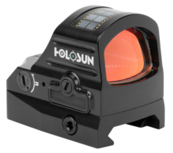Holosun 407C Pistol Open Sight, Solar, Green 2Moa Dot, 7075 Aluminum, Open, Solar, Shake Awake, Pistol