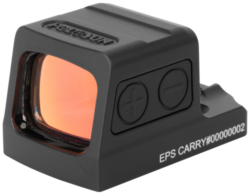 Holosun, EPSRD2 EPS Red 2, Black Anodized 0.63 x 0.91 2 MOA Red Dot Reticle