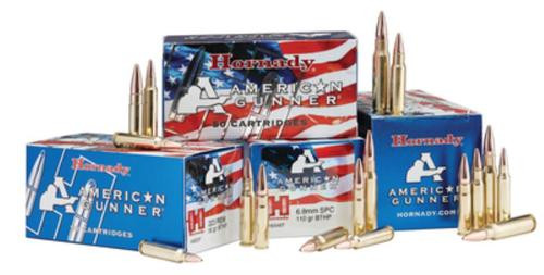Hornady American Gunner .223 Rem, 55gr, Boattail Hollow Point Match, 50rd Box Hornady American Gunner .223 Rem, 55gr, Boattail Hollow Point Match, 50rd Box