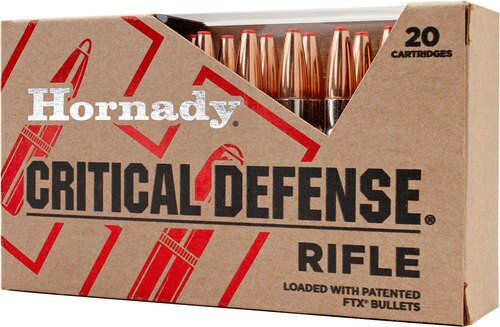 Hornady Critical Defense .223 Rem 55gr FTX bullet 20rd Box Hornady Critical Defense .223 Rem 55gr FTX bullet 20rd Box