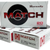 Hornady Match 22Creedmoor 80gr Extremely Low Drag-Match 20 Per Box