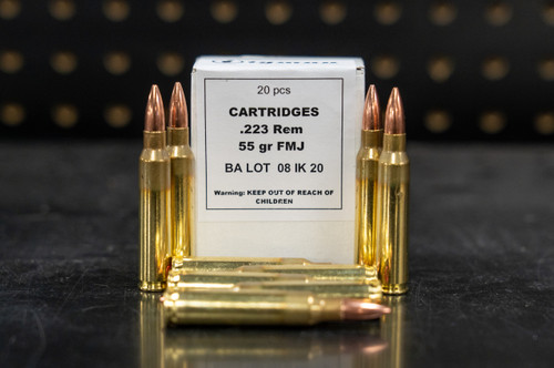 IGMAN 223 Rem 55gr, FMJ, 20rd Box IGMAN 223 Rem 55gr, FMJ, 20rd Box