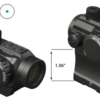 Konus Nuclear Matte Black 1x22mm 3 MOA Dual (Red/Green) Illuminated Dot Reticle Features Dual Mounting System
