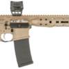 LWRC Individual Carbine DI Optic Kit 5.56 NATO 16.10" Barrel, FDE Cerakote M-LOK Handguard, LWRC Compact Stock, Magpul+ Grip, Holosun Optic, Magpul Case, 30 Rd