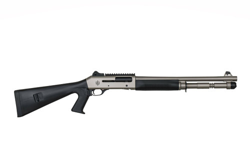 MAC 1014 Marine 12 Ga, 3" Chamber 18.5" Barrel, Nickel, Black Furniture, 5rd MAC 1014 Marine 12 Ga, 3" Chamber 18.5" Barrel, Nickel, Black Furniture, 5rd