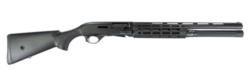MAC Agency Tradesman 2 12 Gauge 5+1 18.50" Black Chromate Ported Vent Rib Barrel, Black Anodized Picatinny Rail Receiver, Fixed Black Synthetic Stock