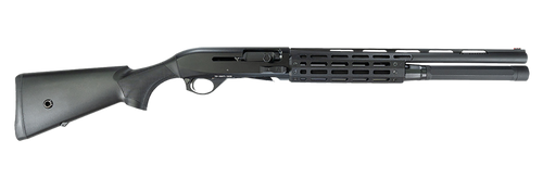 MAC Agency Tradesman 2 12 Gauge 5+1 18.50" Black Chromate Ported Vent Rib Barrel, Black Anodized Picatinny Rail Receiver, Fixed Black Synthetic Stock MAC Agency Tradesman 2 12 Gauge 5+1 18.50" Black Chromate Ported Vent Rib Barrel, Black Anodized Picatinny Rail Receiver, Fixed Black Synthetic Stock