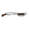 Mossberg 590 Night Stick 12 Ga, 3" Chamber 14.375" Barrel, Polished Chrome Rec, Walnut Furniture, 5rd